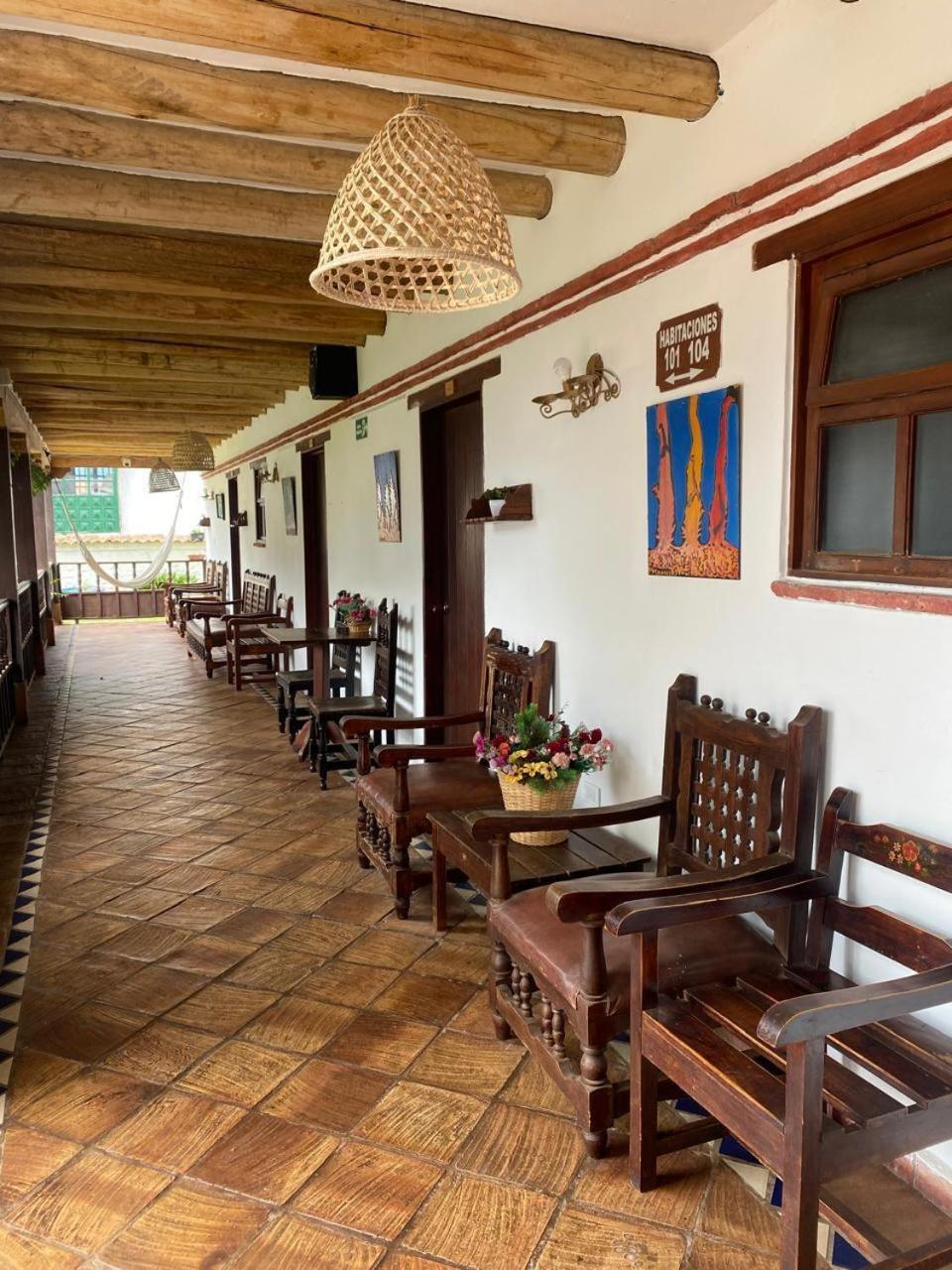 Hotel Santa Viviana Виля Де Лейва Екстериор снимка
